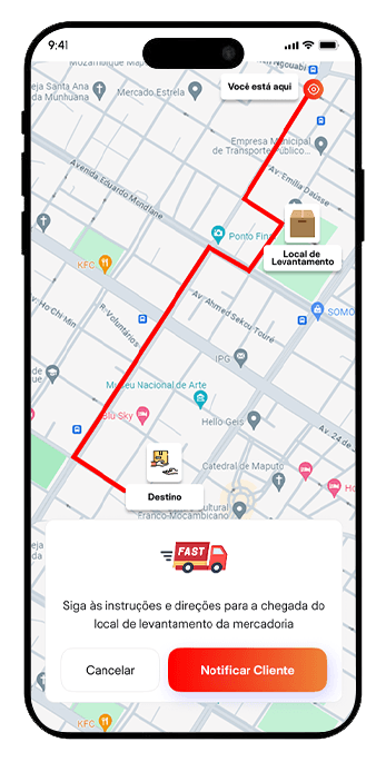 Mockup da aplicação CarGo